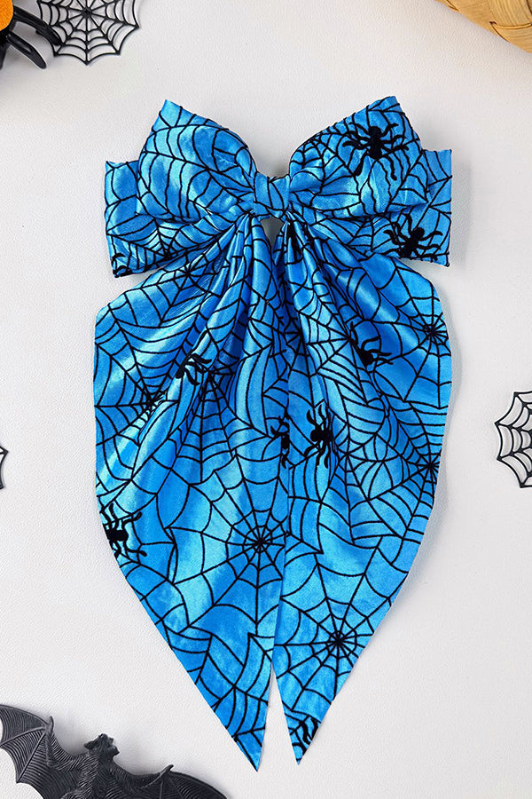 Halloween Spiderweb Bow Hair Clip-Consonak