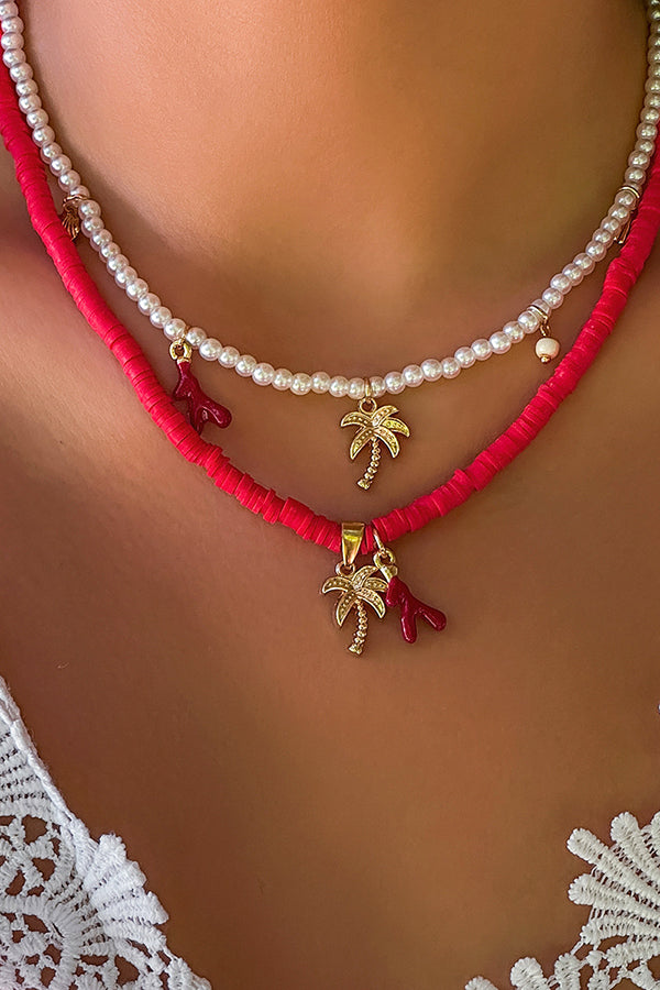 Bohemian Imitation Pearl Shell Multi-layered Necklace | Consonak