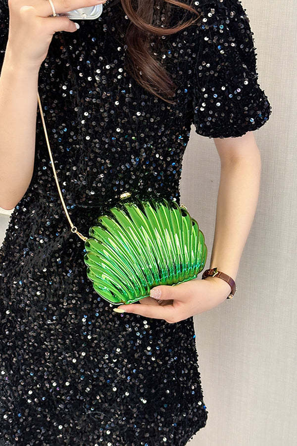 Fashionable and Elegant Chain Lock Shell Bag-consonak