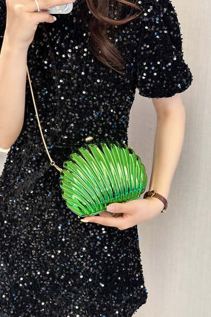 Fashionable and Elegant Chain Lock Shell Bag-consonak