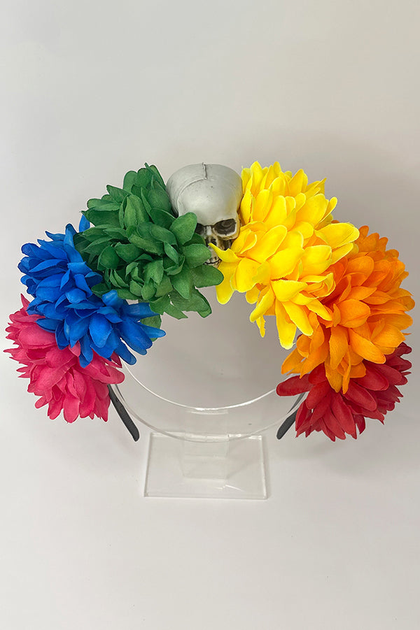 Halloween Flower Skull Headband | Consonak
