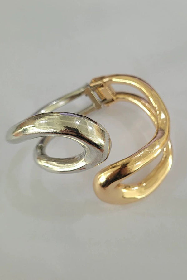 Fashion Alloy Twisted Double Layer Jewelry-consonak