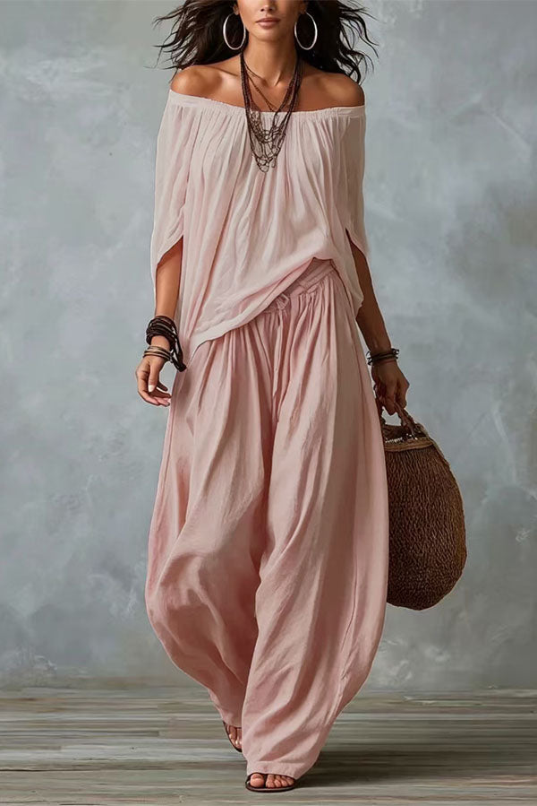 Elena Boho Chic Two-Piece Set-Consonak