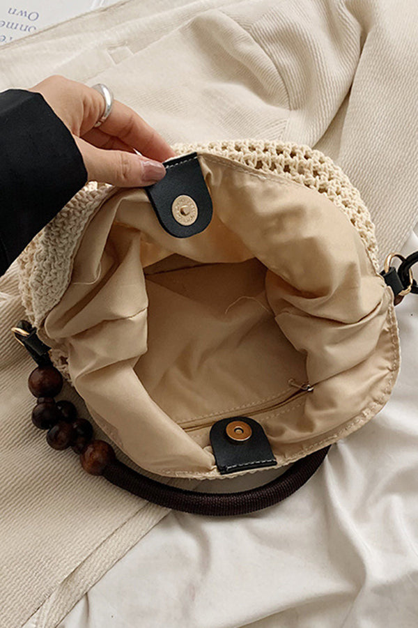 Ins Style Retro Hollow Straw Bag-consonak