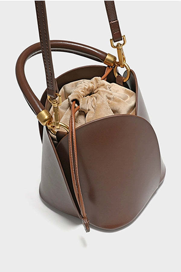 Luxury Petal-shaped Bucket Bag-consonak