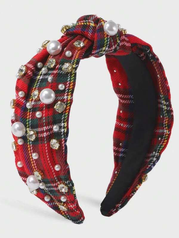 Christmas Pearl Headband | Consonak