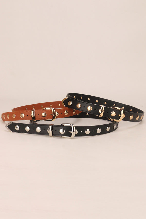 Fashion Punk Style Rivet Belt-consonak