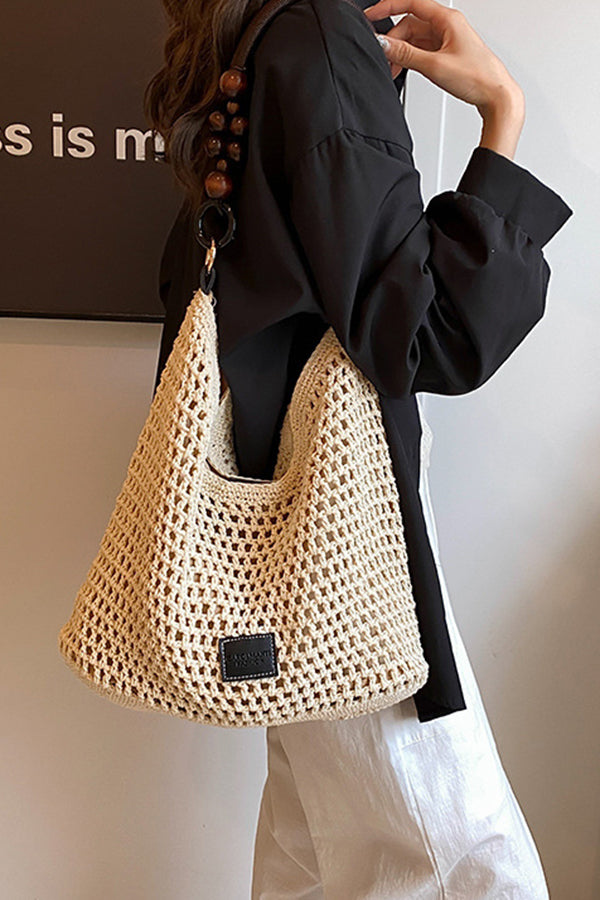 Ins Style Retro Hollow Straw Bag-consonak