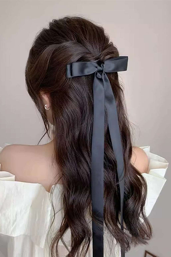 Bow Tassel Ribbon Hairpin-consonak