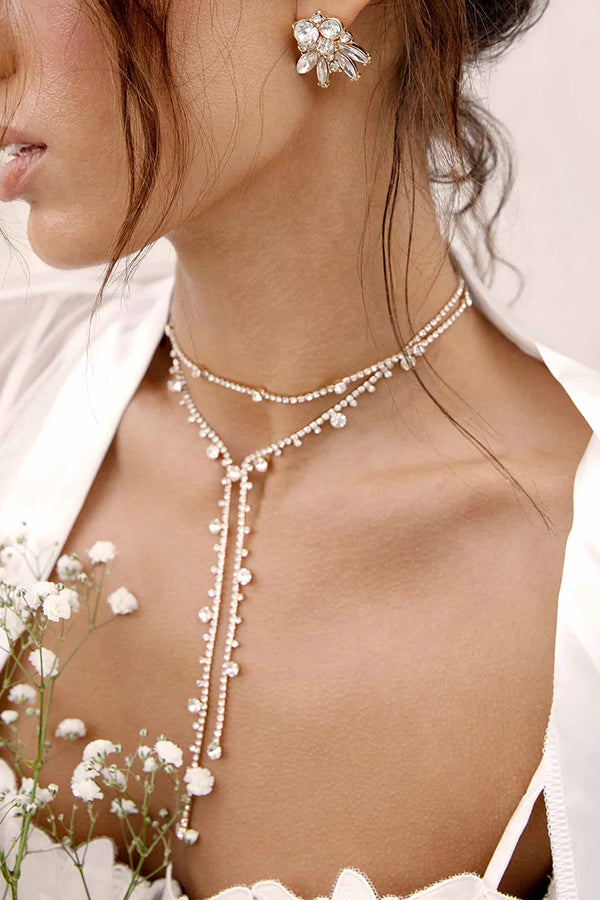 Sexy Irregular Full Diamond Necklace-consonak