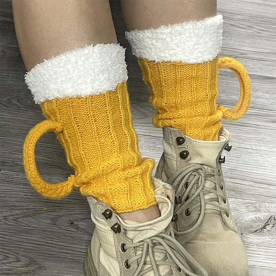 Beer Mug Socks Beer Leg Warmers Bavarian Leg Warmers-consonak