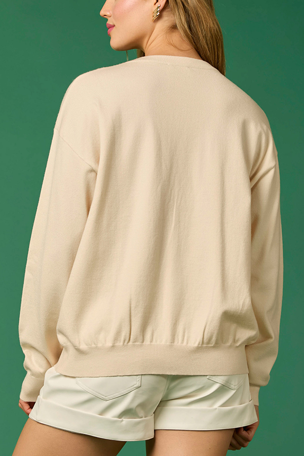 Christmas Soldier Sequined Fashion Casual Sweatshirt-consonak