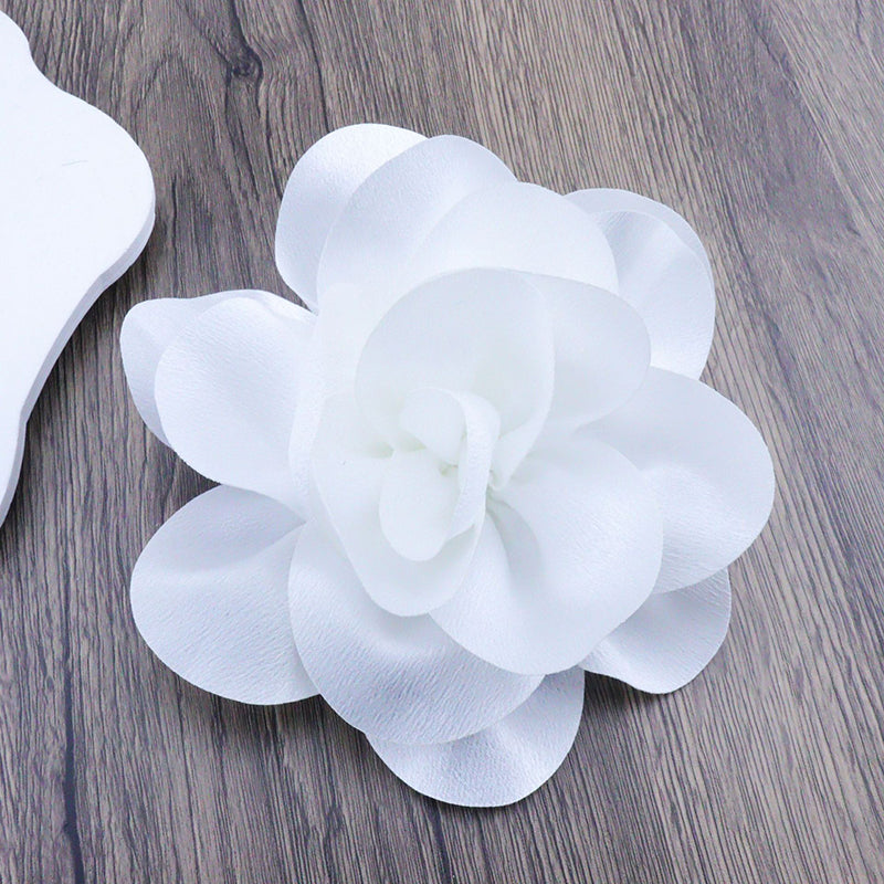 Satin Fabric Flower All-match Brooch-consonak