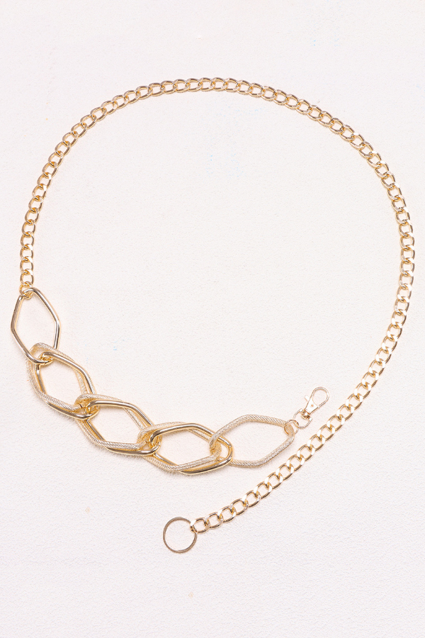 Fashionable Chunky Metal Chain Waist Chain-consonak