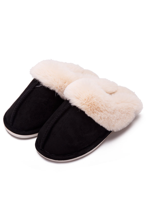 Warm Home Plush Cotton Slippers-consonak