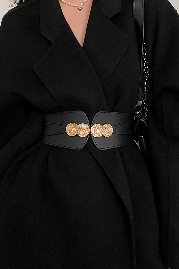 Retro All-match Wide Elastic Belt-consonak