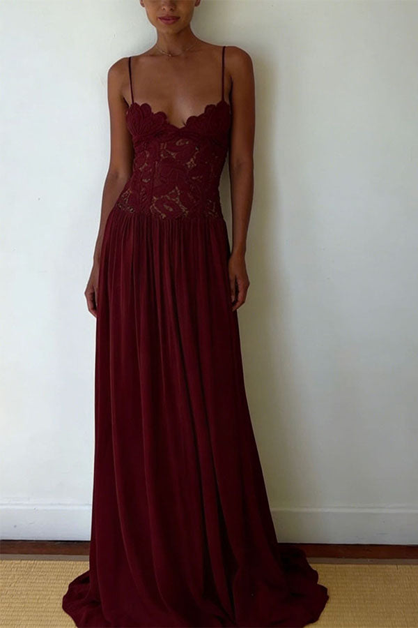 Amelie Lace Bustier Dress-Consonak