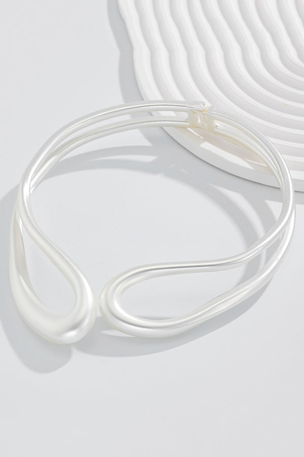 Fashion Alloy Twisted Double Layer Jewelry-consonak