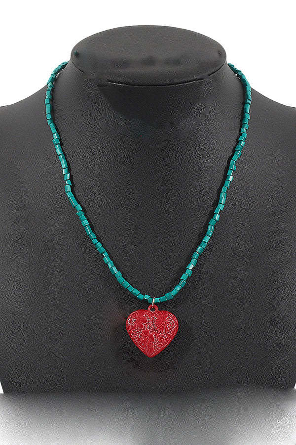 Bohemian Ocean Style Rice Bead Necklace-consonak