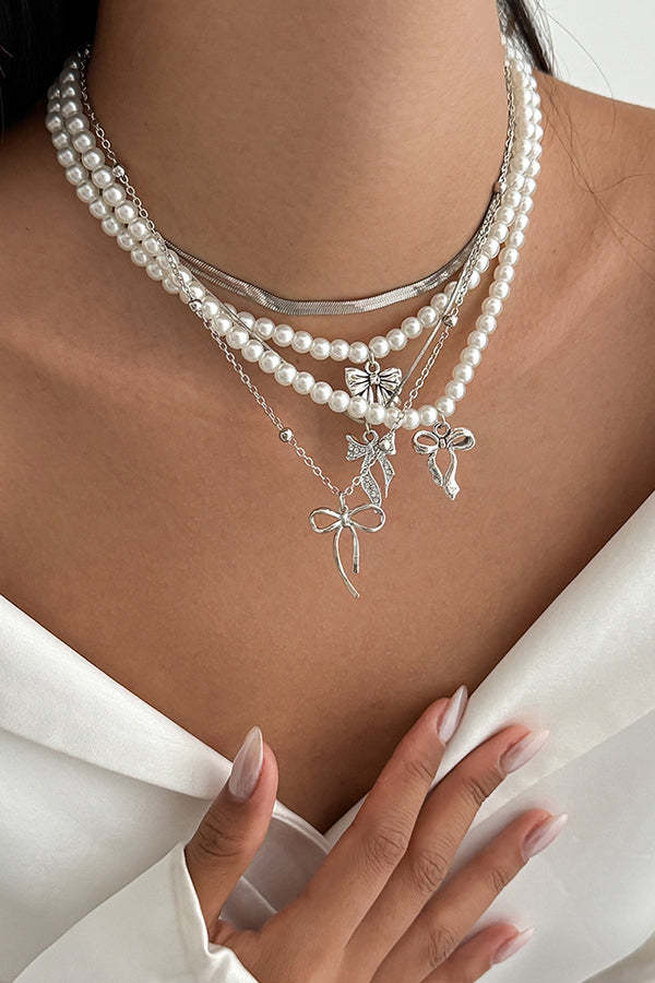 Fashionable Multi-layer Sweet Alloy Necklace-consonak