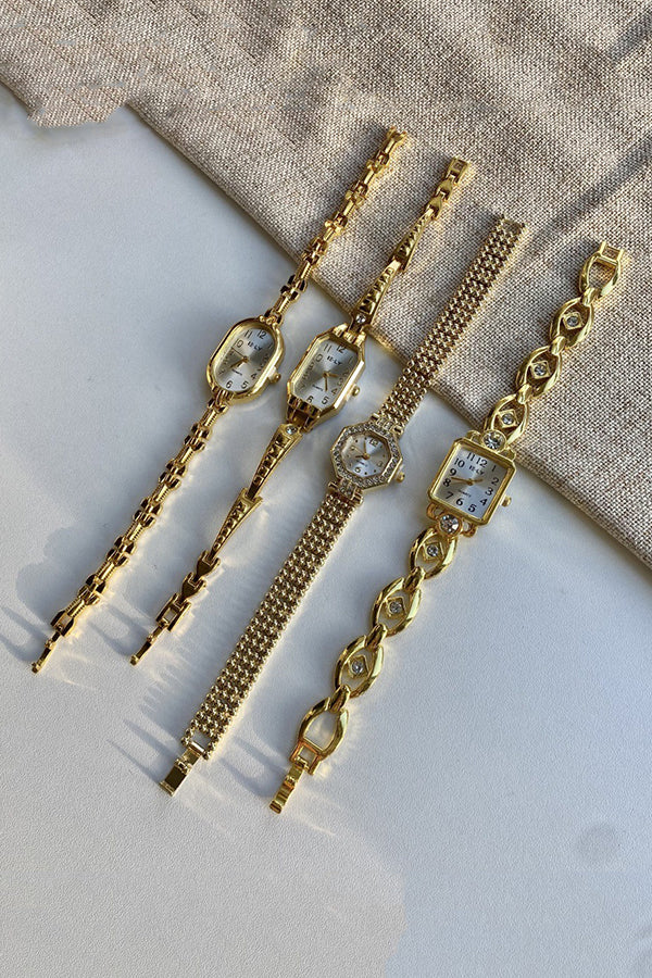 Light Luxury Quartz Gold Vintage Watch | Consonak