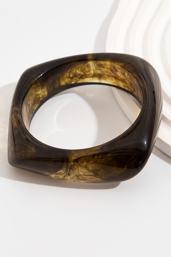 Simple Irregular Geometric Shape Acrylic Bracelet-consonak