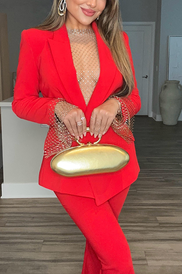 Best Layering Items Mesh Long Bell Sleeve Top-consonak