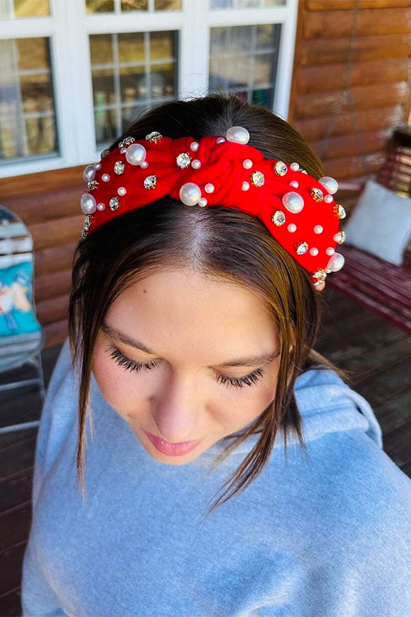 Christmas Pearl Headband | Consonak
