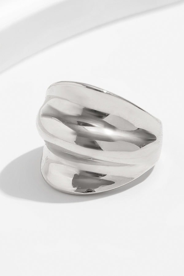 Geometric Cross Open Ring | Consonak