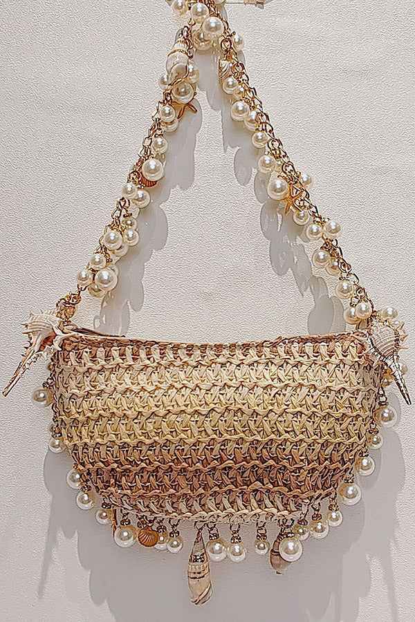 Versatile Pearl Conch Handbag | Consonak