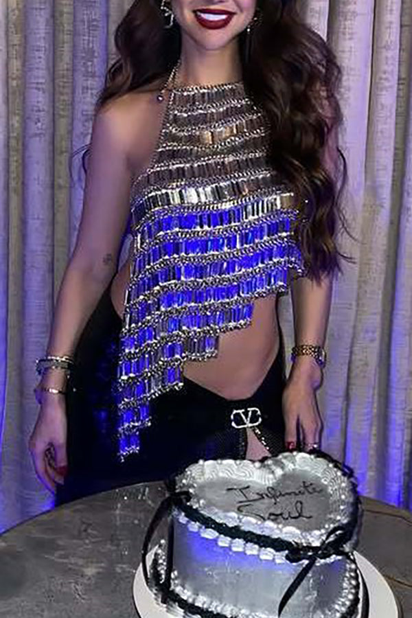 Dazzling Diamond Chain Alloy Body Chain-consonak