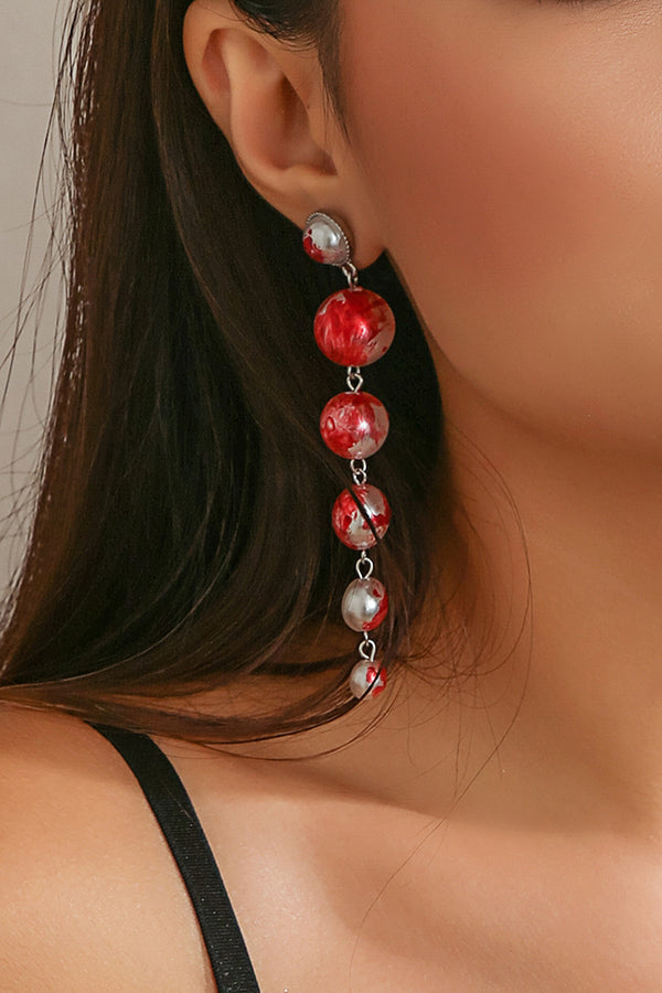 Halloween Gothic Blood Drop Pearl Necklace-consonak