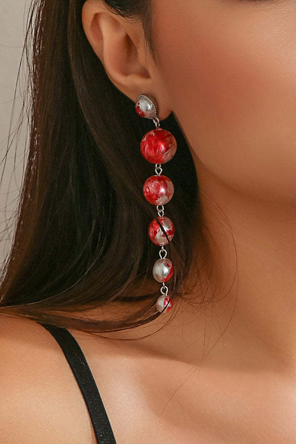 Halloween Gothic Blood Drop Pearl Necklace-consonak