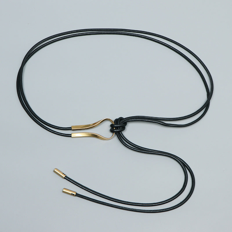 Simple and Versatile Leather Waist Rope | Consonak