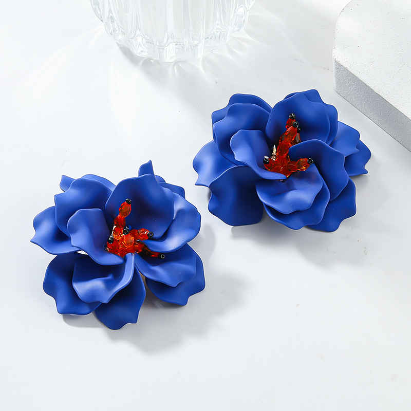 Bohemian Resort Style Handmade Floral Earrings-consonak