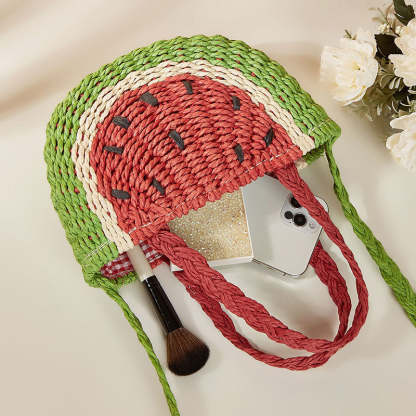 Cute Holiday Fruit Shaped Braided Bag-consonak