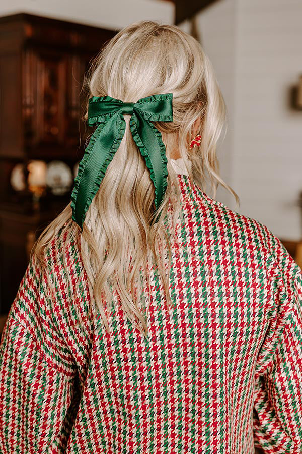 Christmas Velvet Diamond Pearl Headband-consonak