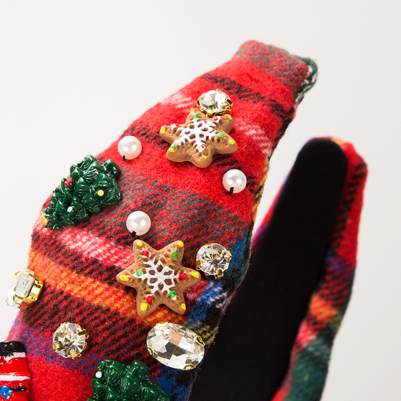 Christmas Velvet Pearl Headband-consonak