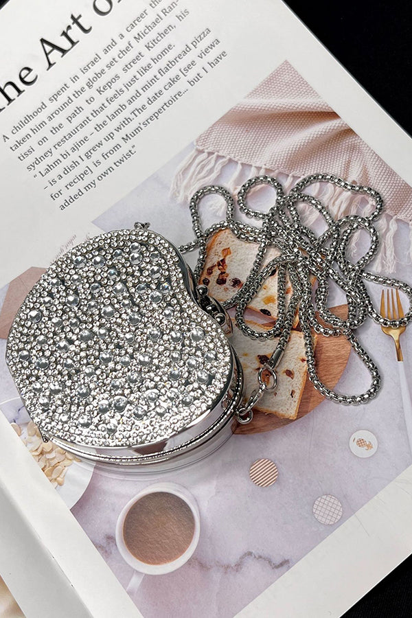 Fashionable and Personalized Diamond Mini Crossbody Bag-consonak