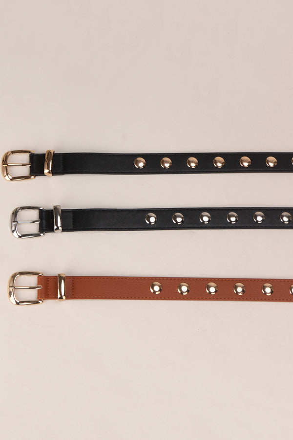 Fashion Punk Style Rivet Belt-consonak