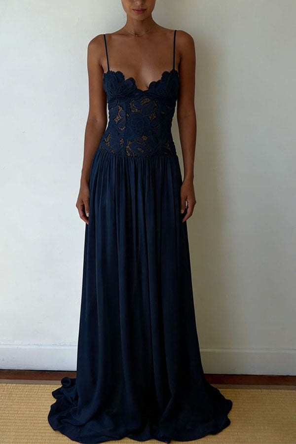 Amelie Lace Bustier Dress-Consonak