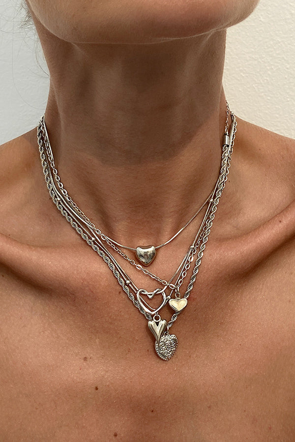 Fashionable Multi-layer Sweet Alloy Necklace-consonak