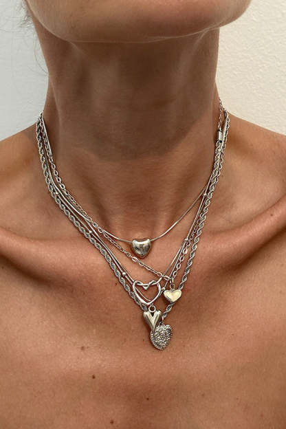 Fashionable Multi-layer Sweet Alloy Necklace-consonak