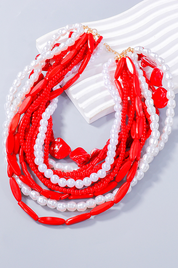 Personalized Handmade Beaded Collarbone Necklace-consonak