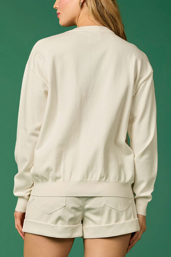 Christmas Soldier Sequined Fashion Casual Sweatshirt-consonak