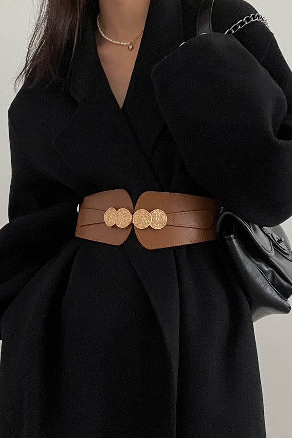 Retro All-match Wide Elastic Belt | Consonak