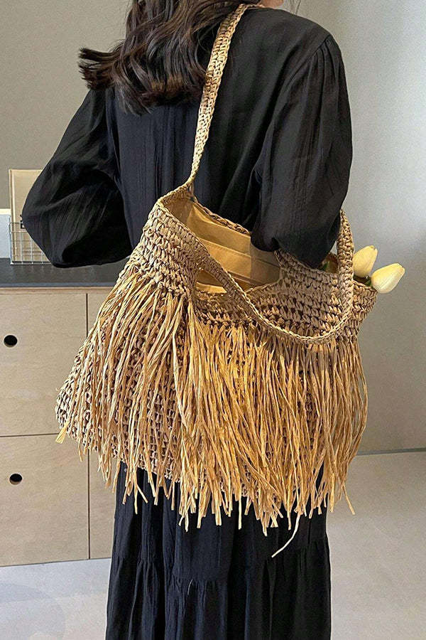 Tassel Handwoven Bag-consonak