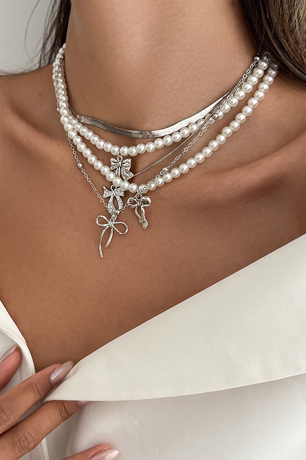 Fashionable Multi-layer Sweet Alloy Necklace-consonak