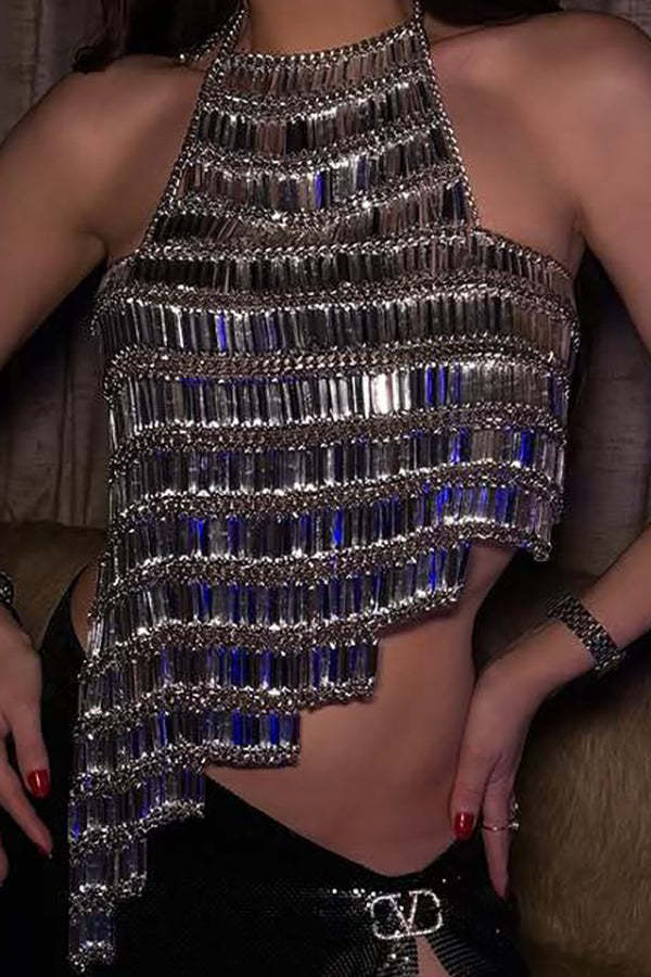 Dazzling Diamond Chain Alloy Body Chain-consonak