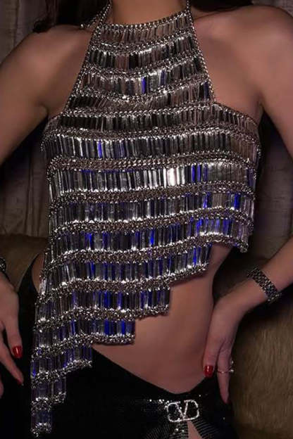 Dazzling Diamond Chain Alloy Body Chain-consonak